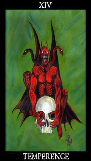 Esoteric And Occult Luciferian Tarot Cards Wallpaper Image