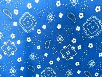 Blue Bandana Background On