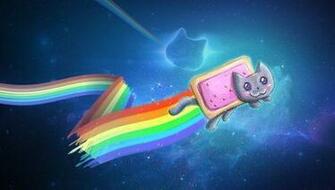 Cool Psp Wallpaper Nyan Cat Art Jpg