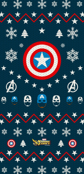 Marvel Strike Force On X Ugly Holiday Wallpaper Put Them