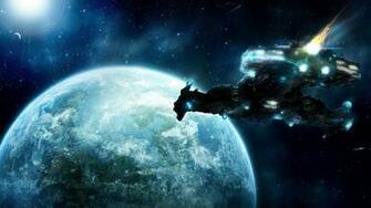 Space Ship Wallpaper