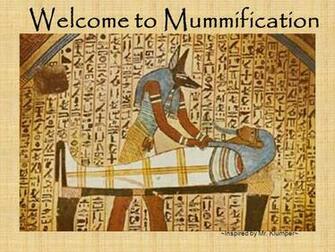 Welcome To Mummification Ppt Video Online