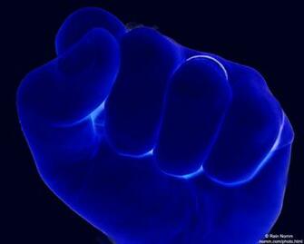 Wallpaper Pc Computer Blue Fist On Black