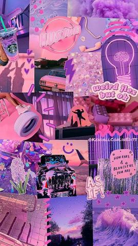 Aesthetic Collage Wallpaper Fondosdepantalla Vintage Purple