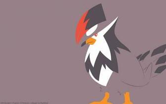 Staraptor Minimalism Simple Background Wallpaper Anime