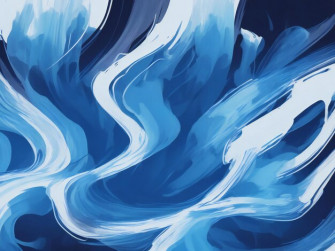 Blue Art Wallpaper Image