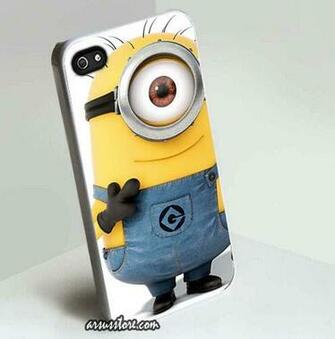 Peace Minions Despicable Me HD Wallpaper iPhone Case 5s