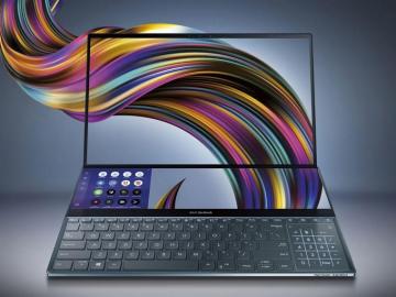 The Asus Zenbook Pro Duo Features A Secondary 4k Touch Display
