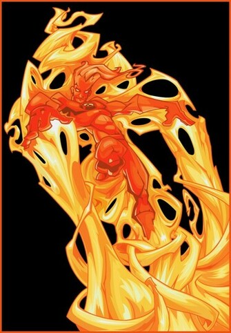 Human Torch Wallpaper By Nichollica