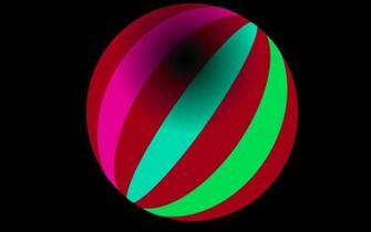 Trippy Beach Ball Wallpaper