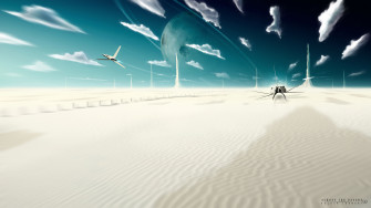 Sci Fi Landscape HD Wallpaper