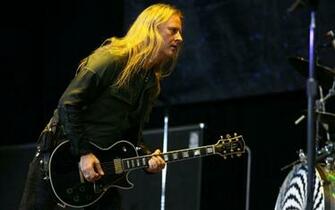 Wallpaper Jerry Cantrell Hair Guitar Play