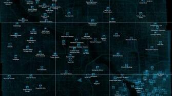 Fallout Maps Pip Boy Video Games Wallpaper
