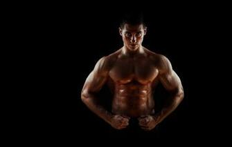 Wallpaper Pose Sweat Abdominals Bodybuilder Penetrating Gaze