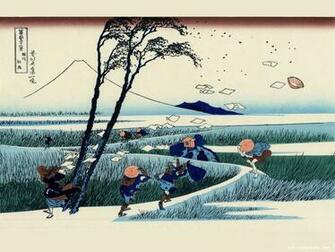 Hokusai Katsushika Wallpaper Painting