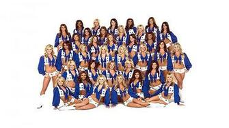 Dallas Cowboy Cheerleaders Cowboys Group Photo