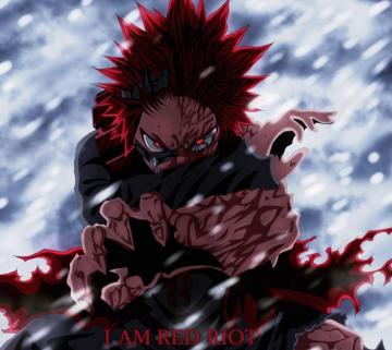 Red Riot Eijiro Kirishima Wallpaper HD Anime 4k
