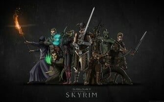 The Elder Scrolls Skyrim Nord Kaji Imperets Forest Elf