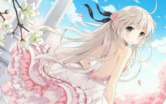 Anime Girl Cute Spring Cherry Blossoms Acg Japanese