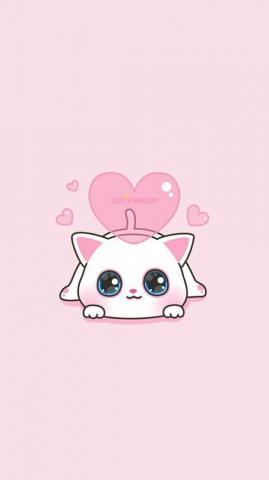 Cats Melody Pink Girly Cute Wallpaper Live HD