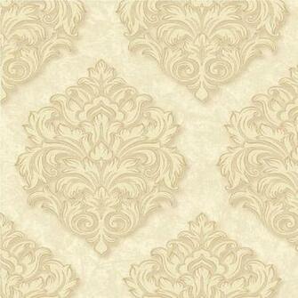 Large Damask Textured Embossed Blown Vinyl Wallpaper Vna