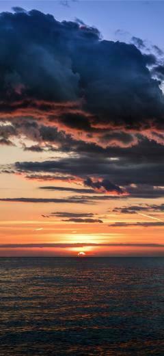 Tropical Sunset Croatia Reflection Cloud Sunsetsky