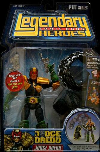 Net Legendary Comic Book Heroes Pitt Series Judge Dredd