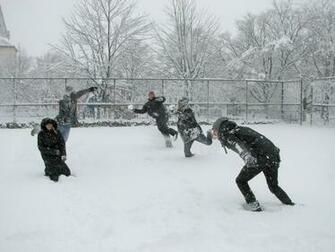 Snowball Fight Wallpaper High Quality