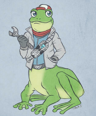Starfox Taurs Slippy Toad By Dragonheart07
