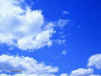 Clear Blue Sky With Clouds Wallpaper