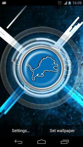 Bigger Detroit Lions Live Wallpaper For Android Screenshot