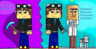 Diamond Minecart Fanart By 1sonadowforever123