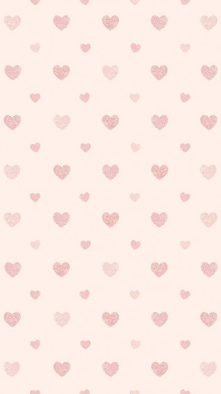 Seamless Glittery Pink Hearts Patterned Background Image By