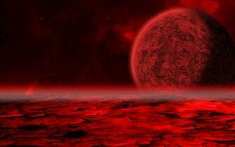 Space Red And Black Wallpaper