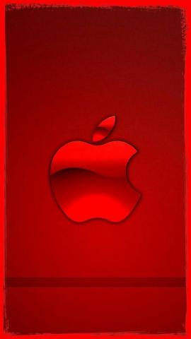 Elkin De On Rojos In Apple Logo Wallpaper iPhone