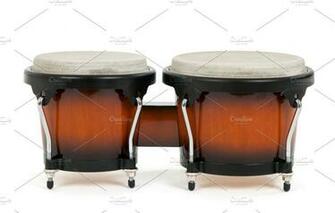 Bongos On White Background Arts Entertainment Photos