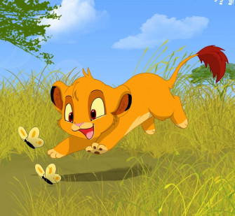 Cute Lion King Wallpaper