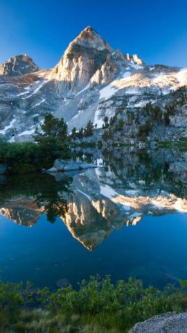 Lake In The Mountain Wallpaper Teahub Io