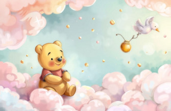 Baby Winnie The Pooh Wallpaper