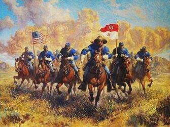 Last Leg Of The Dead Run To Finish Buffalo Soldiers