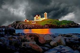 Christmas In July Cape Neddick Nubble Light York Maine