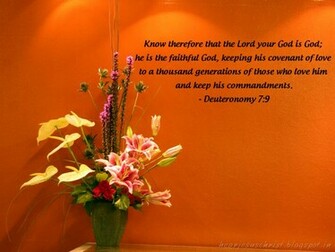 Christian Wallpaper Bible Verse Deuteronomy