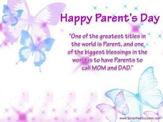 Parents Day Wallpaper