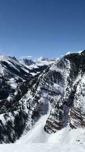 Trees Snow Mountains Sunny Day Winter Wallpaper