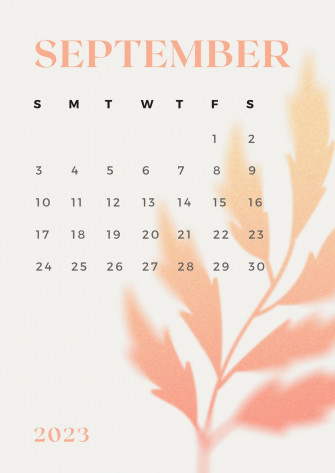 And Customizable September Templates