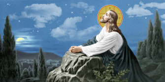 Jesus Praying In Gethsemane Wallpaper