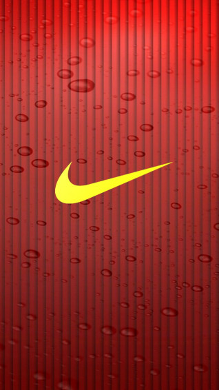 Yellow Nike Logo iPhone Plus And