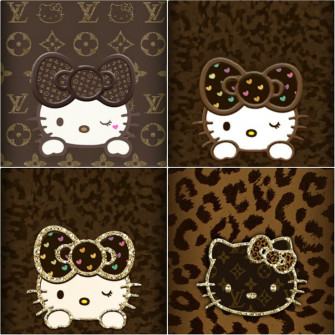Brown Hellokitty Wallpaper Pink Hello Kitty
