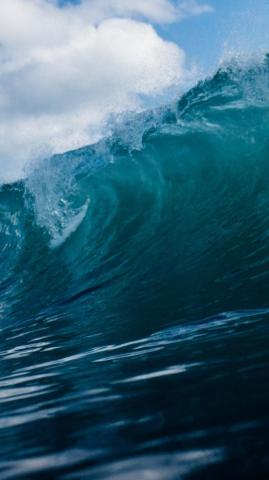 Ocean Wave Wallpaper iPhone Android Desktop Background