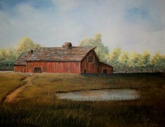 Country Barn Wallpaper Quiet Sold By